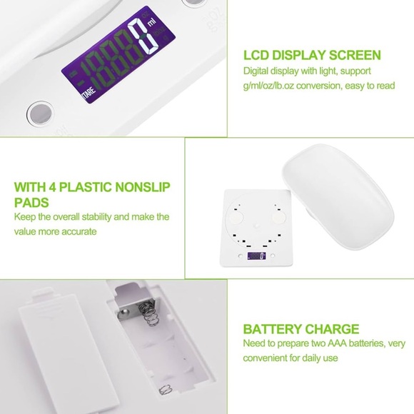 Pet Weight Scale‎ 10kg/1g - Perfect for Small Cats, Dogs & More!** - Picture 5 of 10